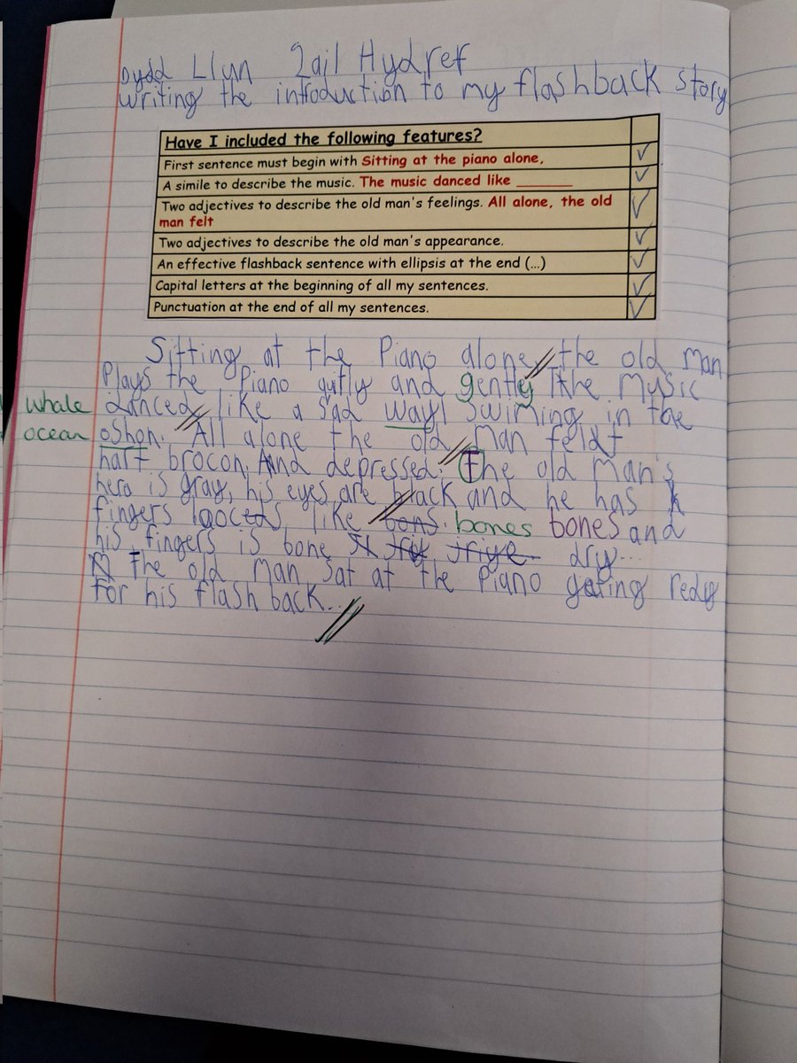 marys_rc's tweet photo. Blwyddyn 5 did their very first Slow Write today and produced some wonderful introductions to their stories. Their editing and use of ambitious vocabulary was outstanding. Da iawn pawb! #bcaliteracy #slowwrite @CSC_RARSMerthyr @BHHSEnglish https://t.co/J9unVwgBUQ