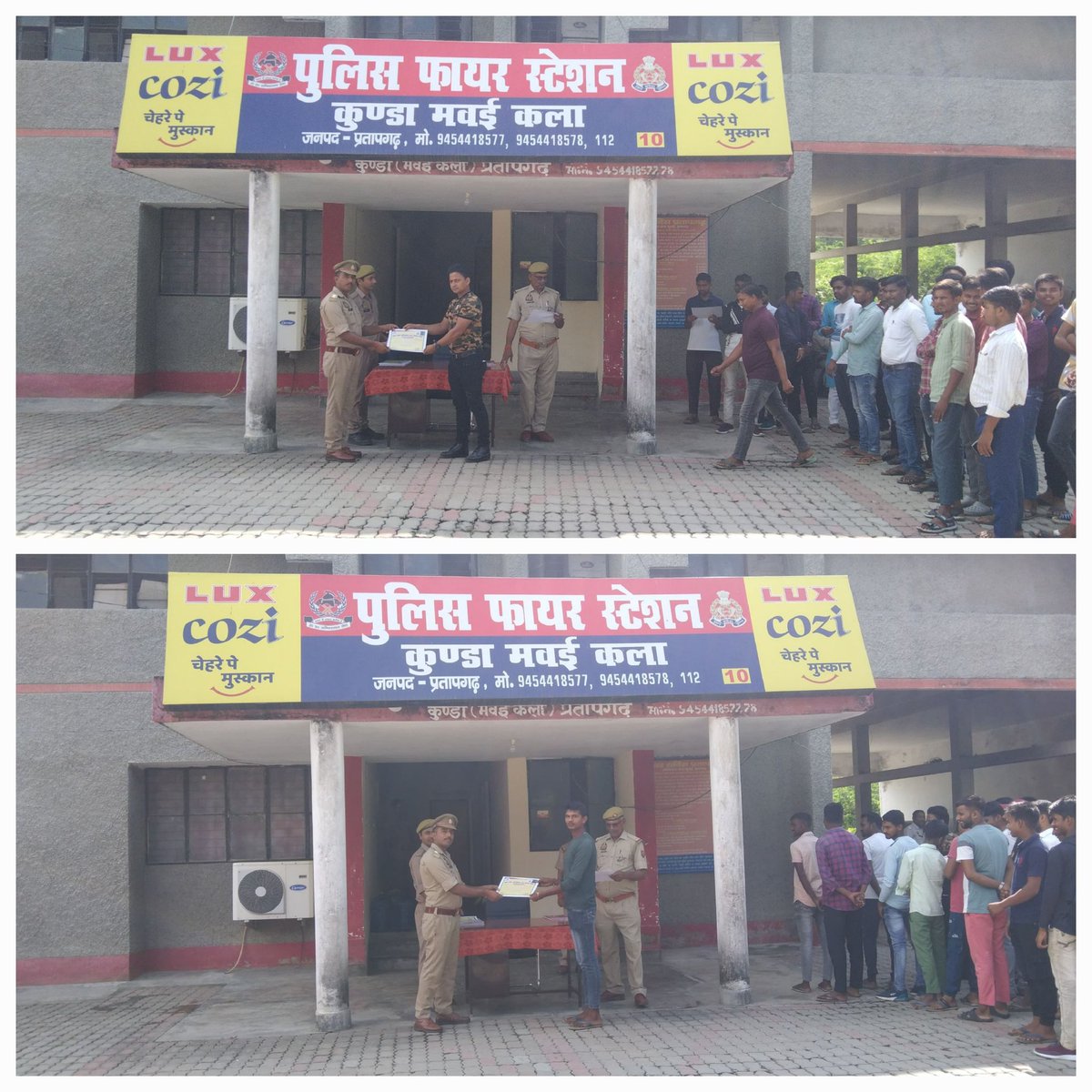 pratapgarhfire's tweet photo. SP, PBH @satpal_IPS के निर्देशन में प्रभारी अग्निशमन अधिकारी द्वारा फायर स्टेशन कुंडा में लगभग 50 #अग्निसचेतक का साप्ताहिक प्रशिक्षण में फायर ड्रिल/मॉक ड्रिल/निष्क्रमण योजना ड्रिल कराकर प्रशिक्षित किया गया एवं प्रमाण पत्र वितरित किया गया। @fireserviceup @pratapgarhpol https://t.co/vBZzJtAQB5