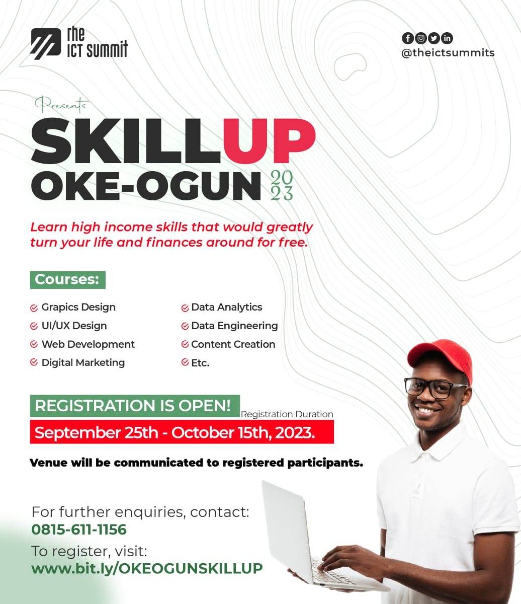 Are you passionate about upskilling yourself to break into the Tech ecosystem and make a rewarding career? Here is an opportunity for you to learn #ICTSkills for free.