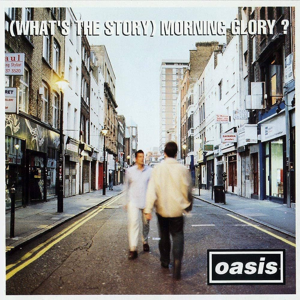 Oasis released their massively popular album '(What's The Story?) Morning Glory' today in 1995. The album, featuring songs like 'Wonderwall,' 'Roll With It,' and 'Champagne Supernova' helped propel the band to worldwide stardom. Suggest some songs with parentheses (in the title)