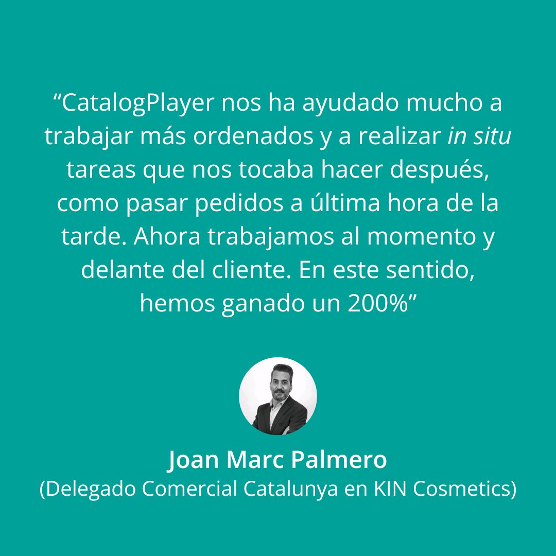 Con CatalogPlayer, puedes tener una mejora integral de las #ventas

- Mejor organización
- Más eficiencia
- Experiencia de cliente superior

Descubre en nuestra web los testimonios de nuestros clientes destacados.