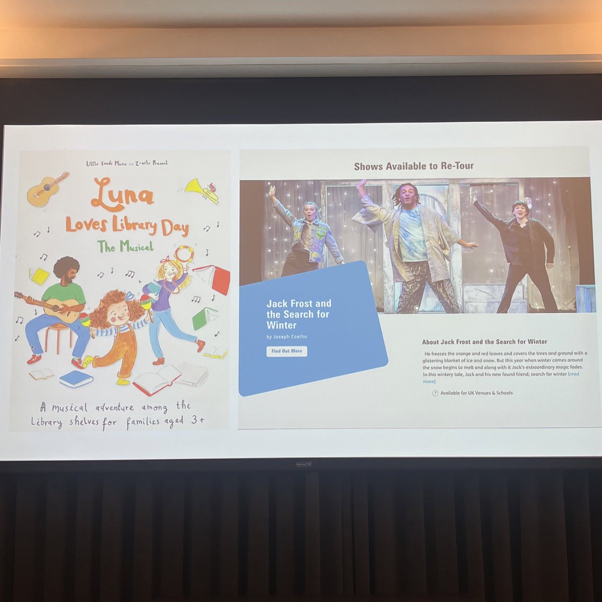 ibc_reads's tweet image. It’s #LibrariesWeek and @UKLaureate @JosephACoelho talked about his (super!) busy year @thebookseller #Kidsconf23, including the upcoming musical stage adaptation of #LunaLoves Library Day. It’s a top pick on the Inclusive Books for Children platform inclusivebooksforchildren.org/products/luna-…