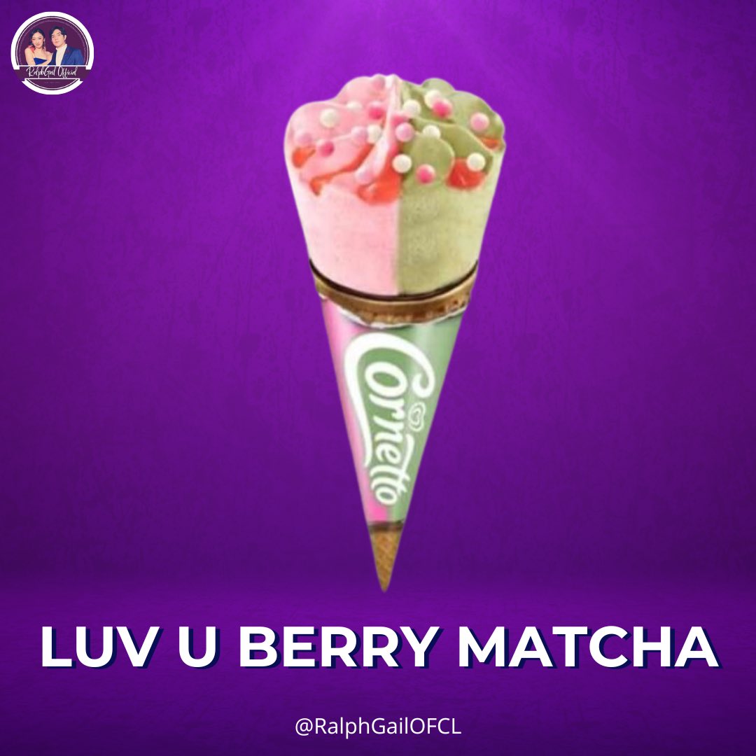 RalphGailOFCL's tweet photo. Join the #CornettoLuvUBerryMatchaChallenge now!π
Engage here
https://t.co/fv6H9UsazH
LuvU BERRY MATCHA RALPHGAIL
#RalphGailLovesCORNETTO https://t.co/3xKjNSmiZc