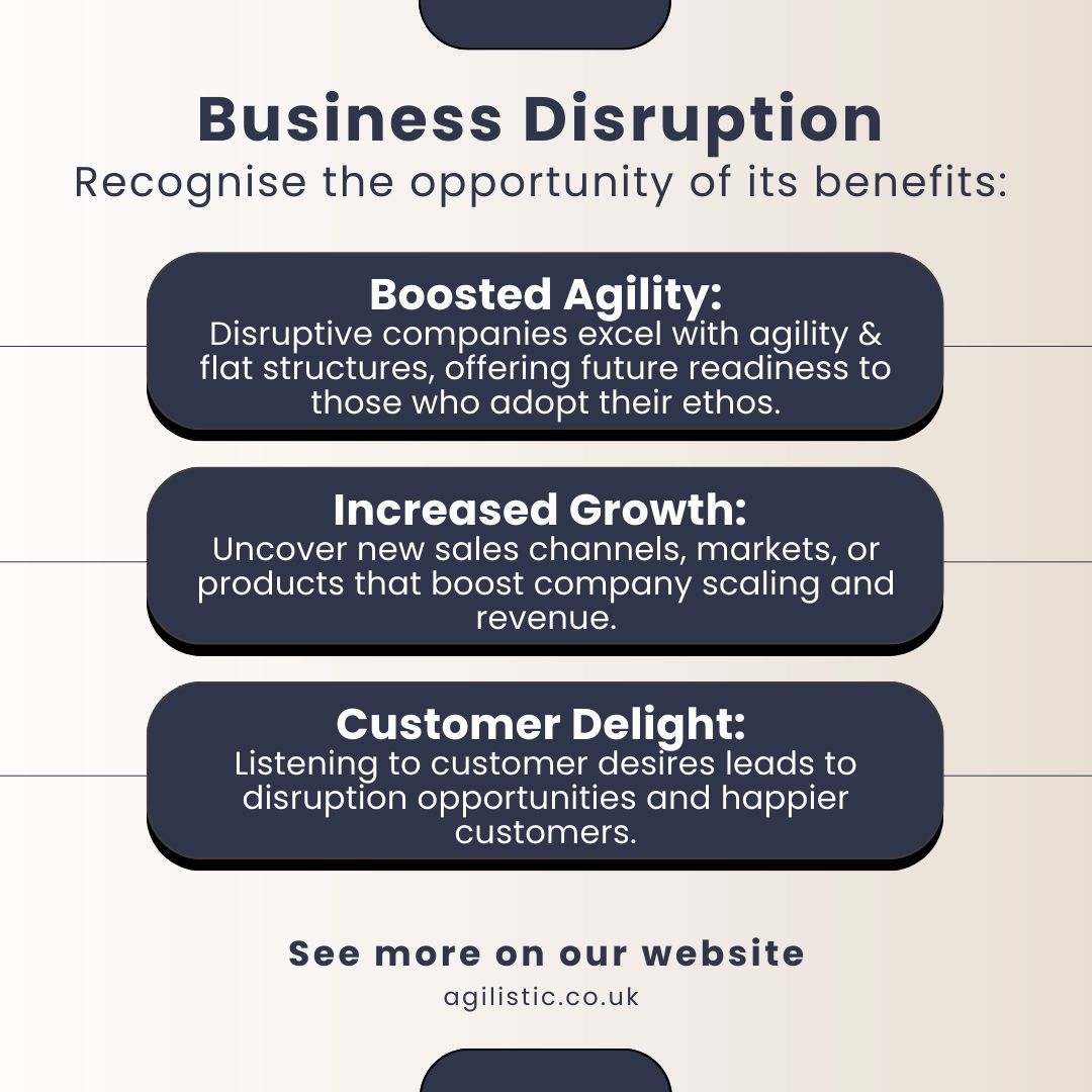 Discover the Silver Lining in Business Disruption! 🌟 Our Future Proof Mastery Workshop equips you to embrace disruption, transform challenges into opportunities, &amp; fortify your business for long-term success.
Join us on the journey -  buff.ly/48wqtN6 
#FutureReady #Agile