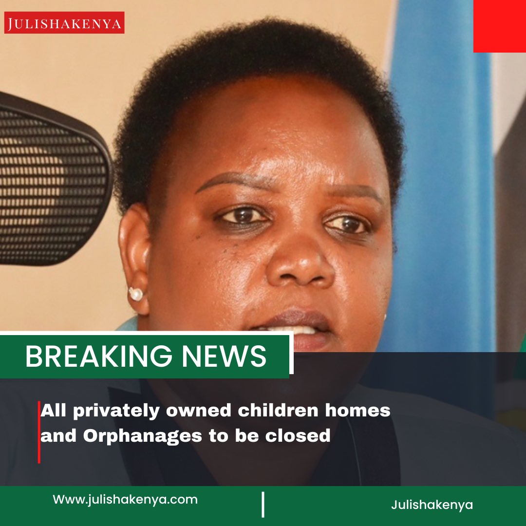 Aboutkenya254's tweet photo. Cs florence Bore says government plans to close all children homes and orphanages that are privately owned https://t.co/YG3R6zkfDR