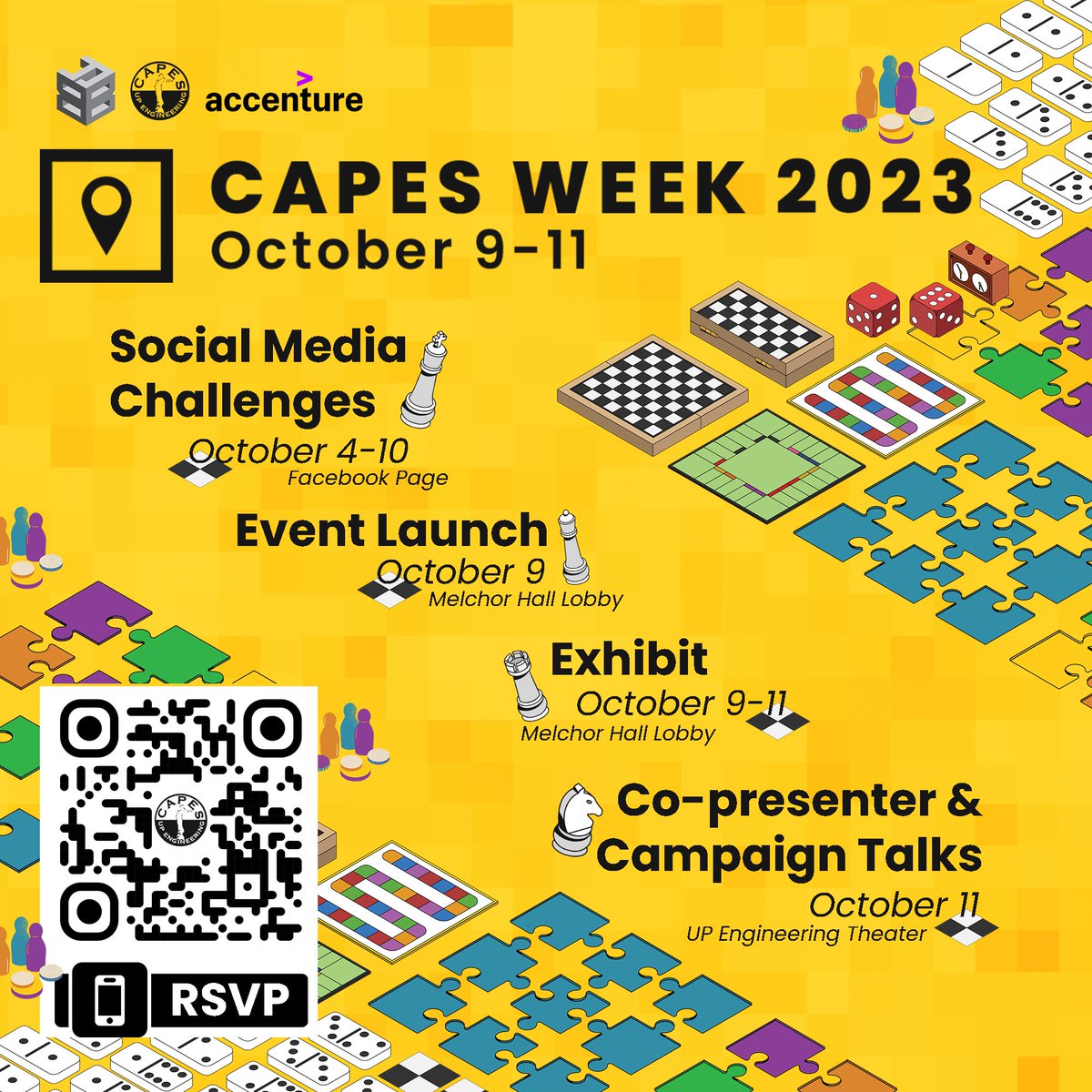 UPCAPES's tweet image. Is it a bird? Is it a plane? No, it’s CAPES Week 2023

Join us for an unforgettable event honoring our organization’s history and impact.

#CAPESWeek2023
SocMed Challenges
Event Launch and Ribbon Cutting
GPak and Exhibit
Campaign and Co-Presenter Talk

#UPCAPESat31
#BuildYourBase
