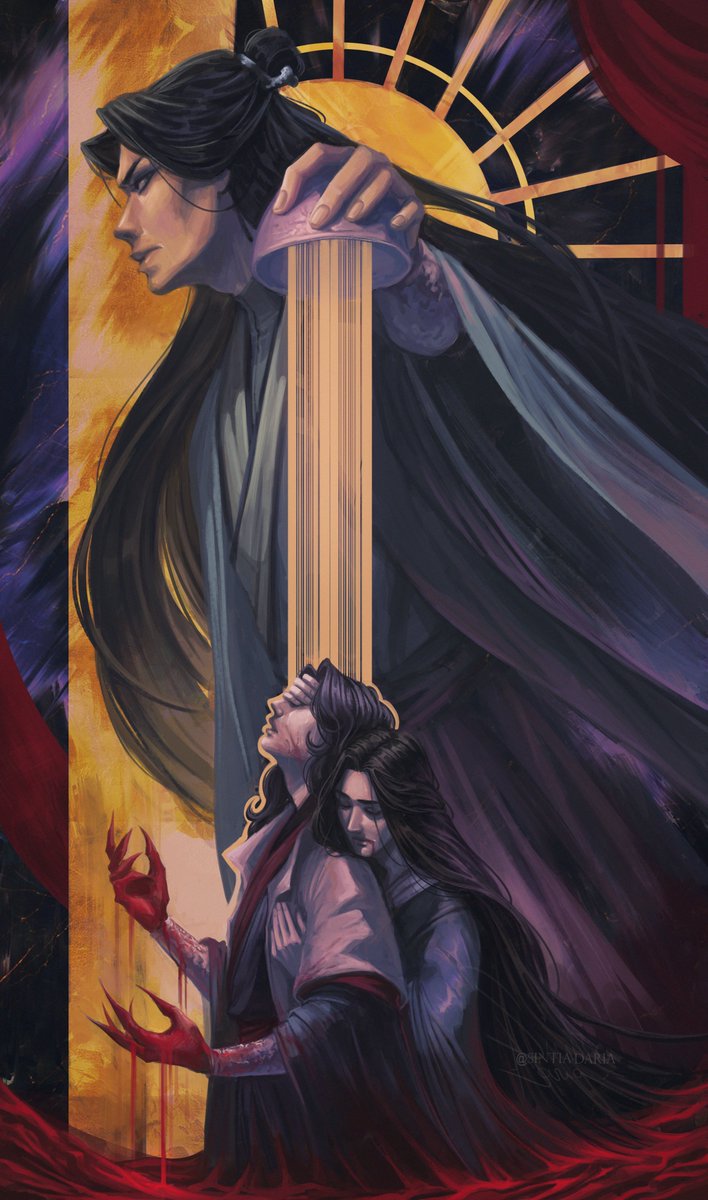sintiadaria's tweet photo. 'Don't cry, hm?
Shizun will never hit you again. So don't cry.'

#svsss #bingqiu #ShenQingqiu #LuoBinghe #ScumVillainsSelfSavingSystem https://t.co/qTn2lF6gZj
