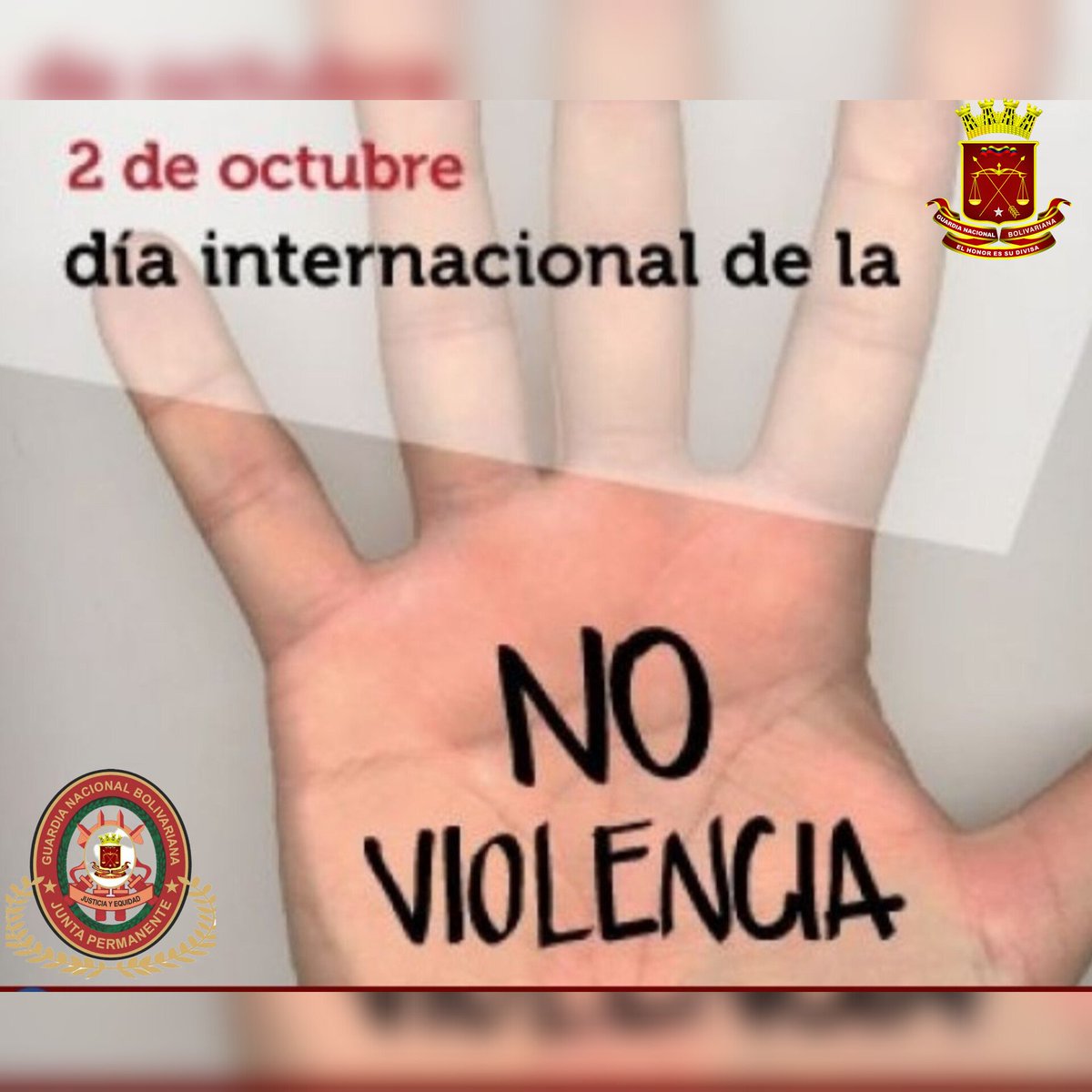 2 de octubre día internacional de la no violencia