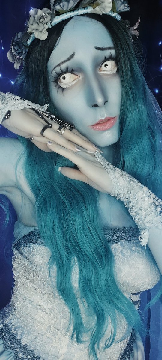 DollCille's tweet photo. 🦋💙🩵💙🦋
#CorpseBride #CorpseBrideCosplay #TimBurton #TimBurtonCosplay #CorpseBrideEmily #Halloween #SpookyMonth https://t.co/ppeiU3Mrpk