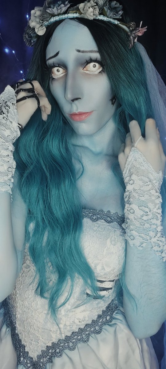 DollCille's tweet photo. 🦋💙🩵💙🦋
#CorpseBride #CorpseBrideCosplay #TimBurton #TimBurtonCosplay #CorpseBrideEmily #Halloween #SpookyMonth https://t.co/ppeiU3Mrpk