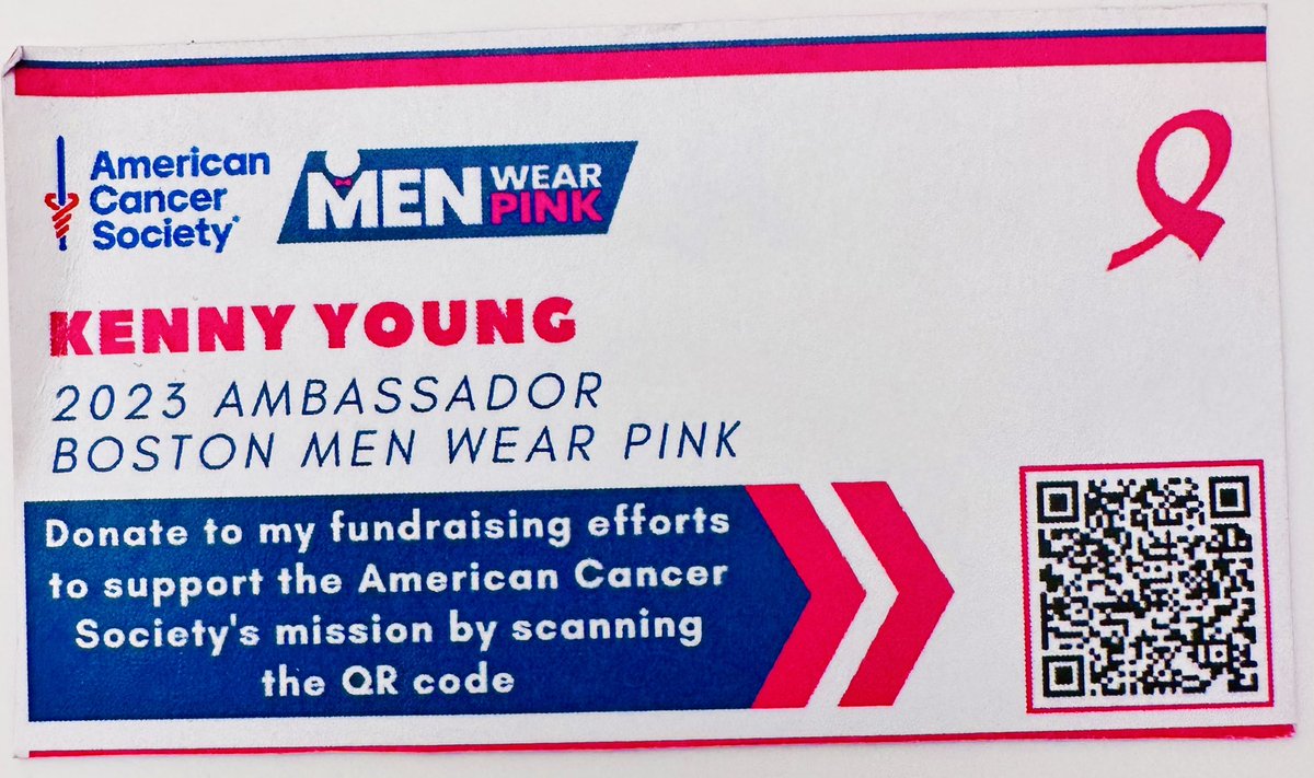 Welcome to October, National Breast Cancer Awareness Month. I’m proud to be an ambassador again this year to raise funds for @ACSNewEngland Every donation helps secure.acsevents.org/site/STR/RMWP/…