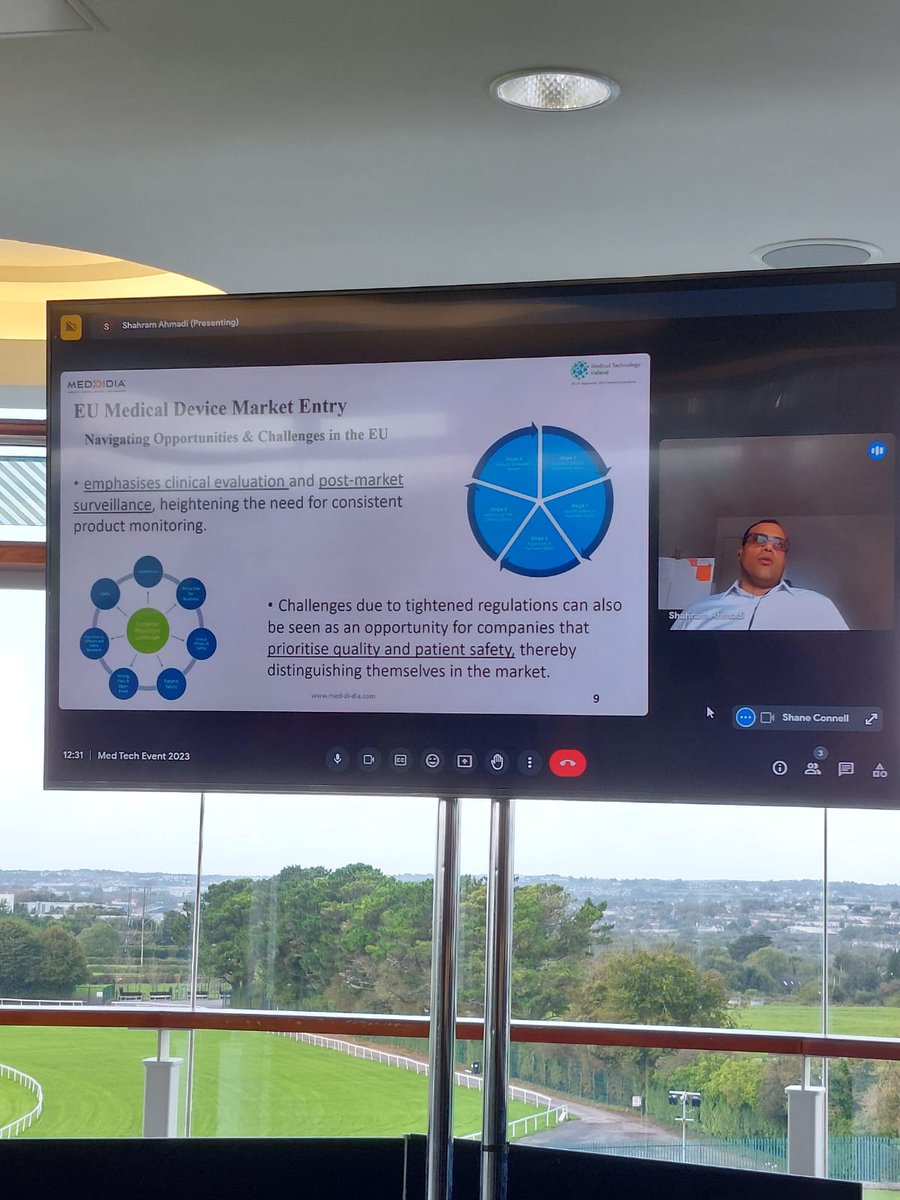 MedDiDia's tweet photo. Did you get a chance to catch up with Dr Shahram @MedicalTechIre where he shared his experience and helping Medical Manufacturers ascertain whether regulations Impact Market Entry for MedTech.
Here is a glimpse of the presentation
#RegulatoryCompliance #MedDiDia #PRRC #EUAR https://t.co/JcEpnVOpnc