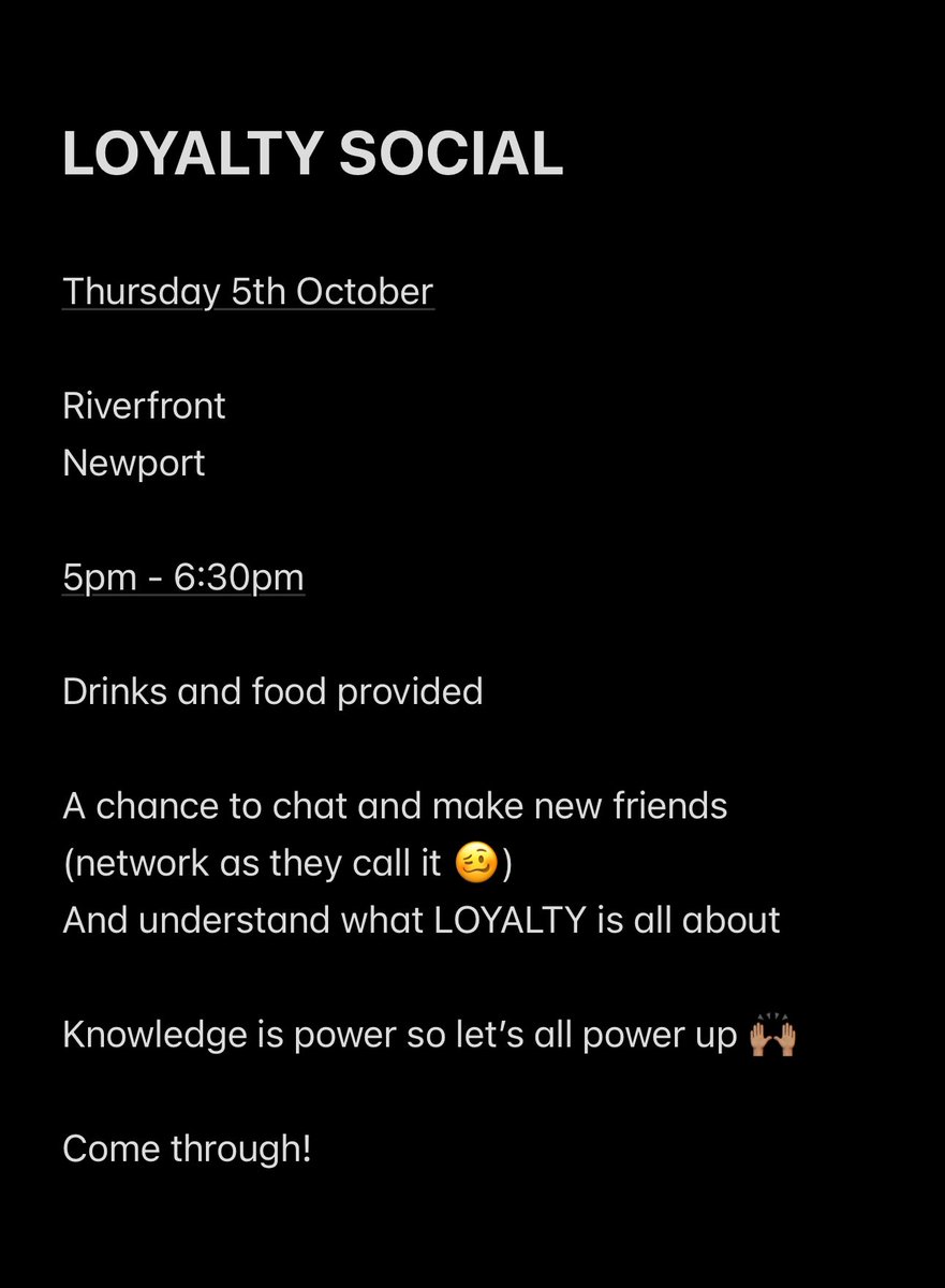This Thursday 👊🏽 LOYALTY members @tayloredmonds & @jodi_ann_artist will be talking about their journeys so far I’ll be talking about the LOYALTY collective and what we do Free food Free drinks And the chance to chat and make collabs What more d’you want… Come through