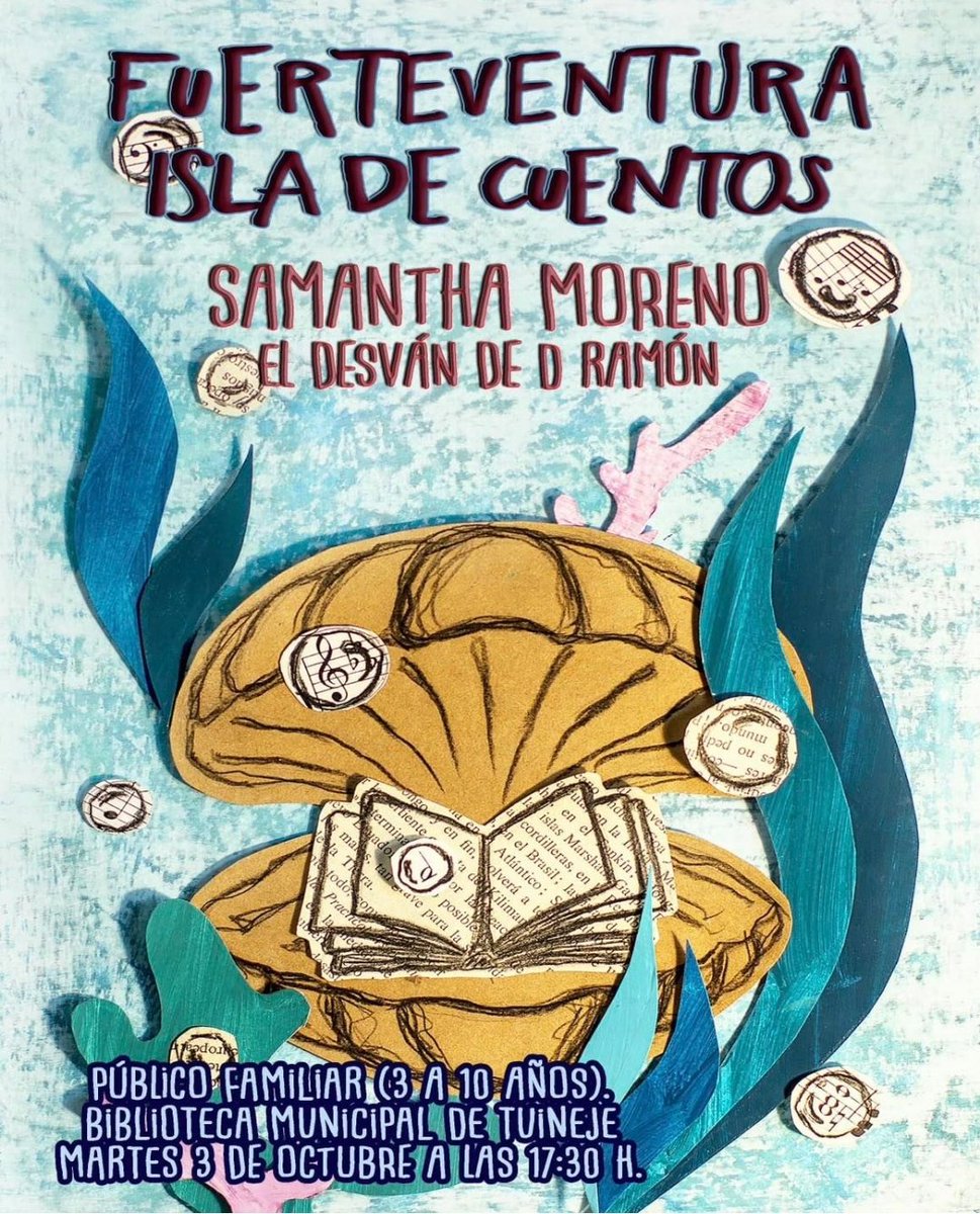EDesinquieta's tweet photo. Gente de #Fuerteventura, vayan apuntando en la agenda.
#IsladeCuentos
#Infancia https://t.co/8tMZ8iTY21