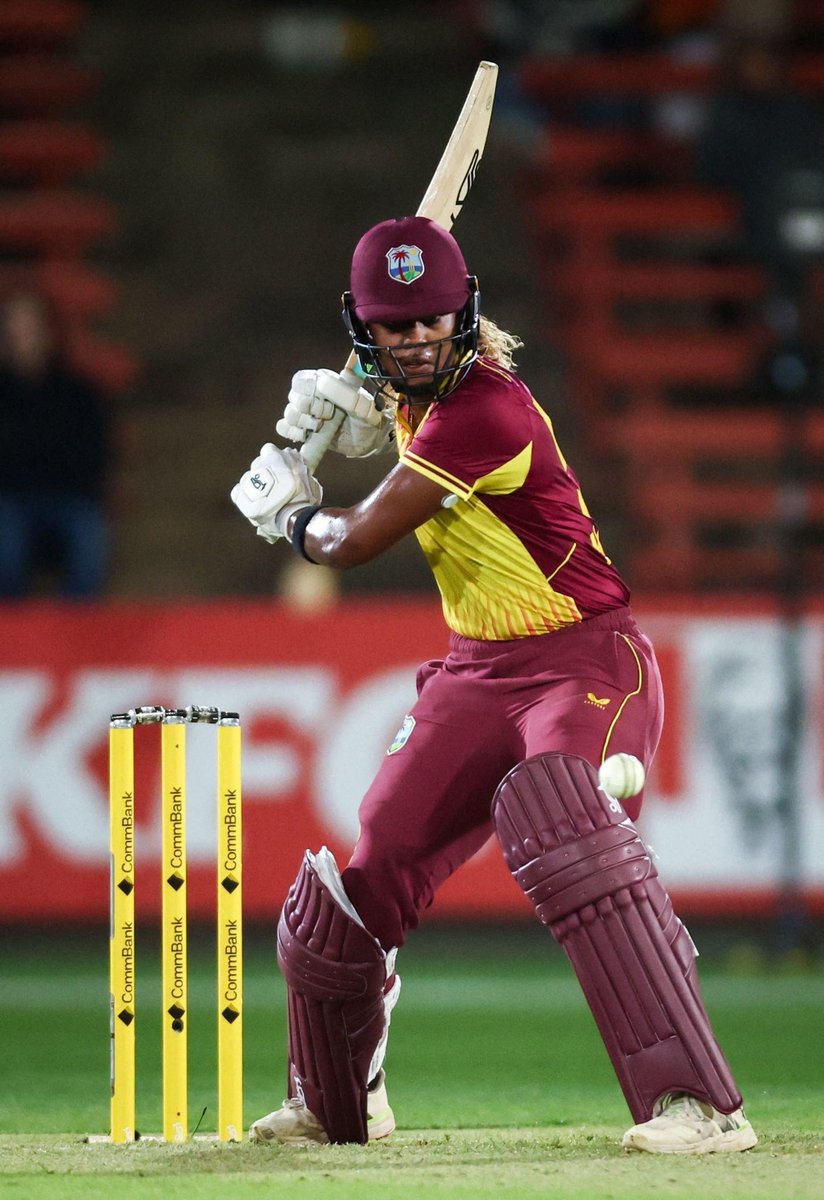 Hayley Matthews' performance was nothing short of legendary.🔥 From 11/1 to a smashing 132(64), she left us all in awe with her 20 fours and 5 sixes. And she had done wonder with bowling for 3/36. She is just incredible What a stunning victory for the West Indies. #HayleyMatthews