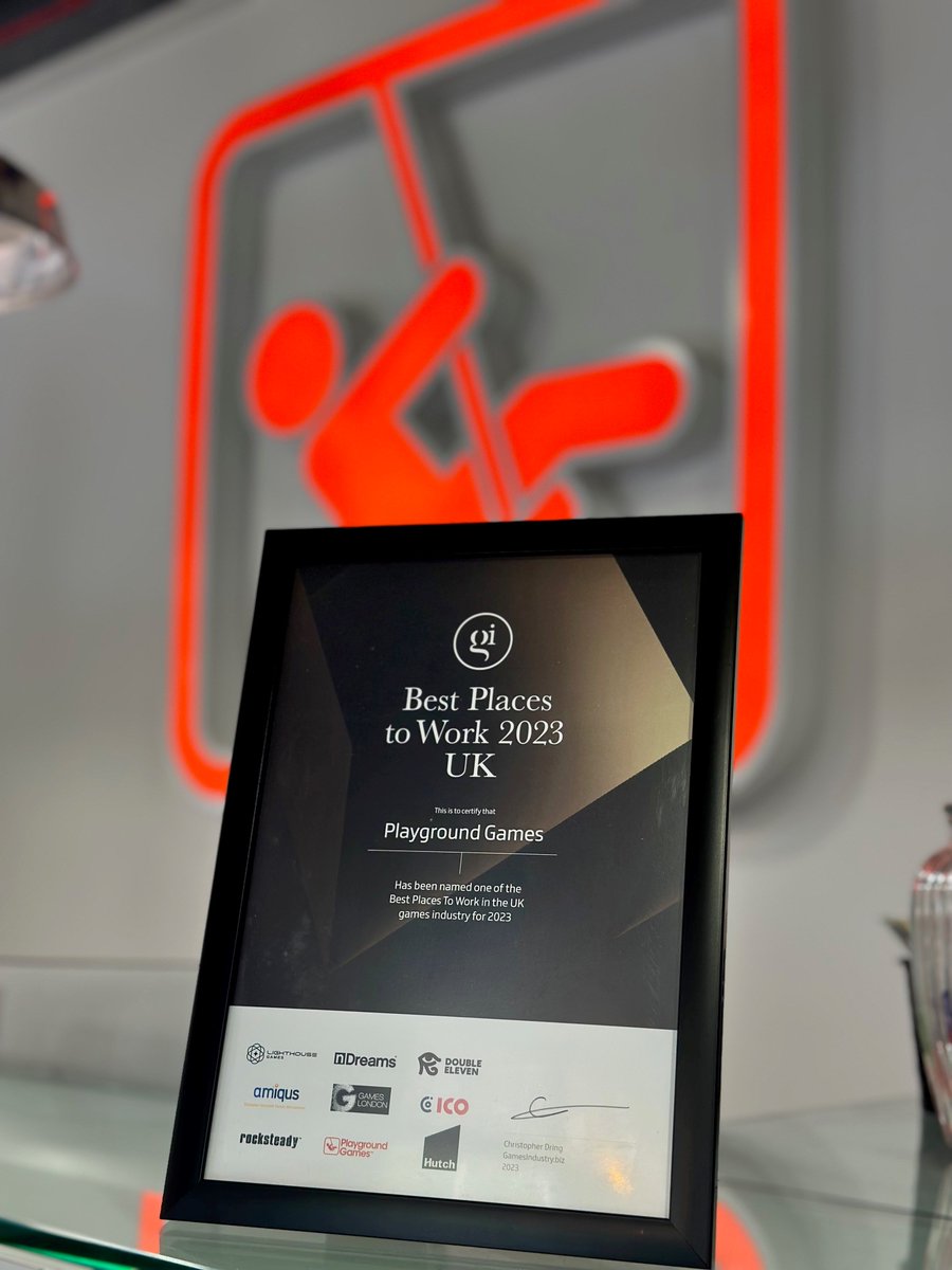We've done it again! So happy to announce that we have won a <a href="/GIBiz/">GamesIndustry</a> Best Places to Work UK Award! 🏆

Another one to add to our collection. Congratulations Team PG! 🧡