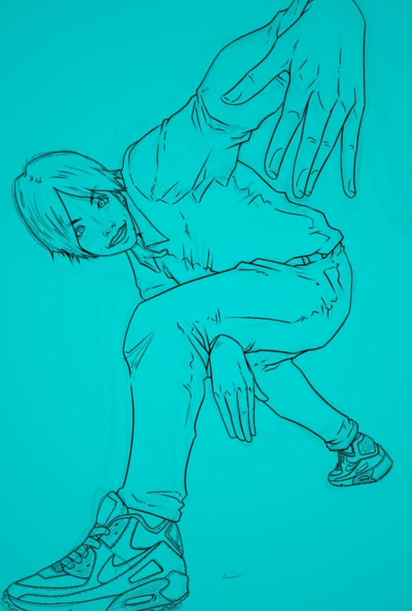 ブレイキンイラスト新作は近日公開  今回は誰なんでしょうねー( ‾▽‾) #ブレイキンイラスト #ブレイクダンスイラスト