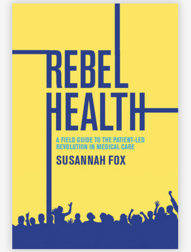 Susannah Fox (@susannahfox) on Twitter photo COVER REVEAL: I am thrilled to share the cover for my book, REBEL HEALTH, which will be published in Feb. 2024 by <a href="/mitpress/">The MIT Press @mitpress.bsky.social</a>: mitpress.mit.edu/9780262048897/ā¦
#RebelHealth is a celebration and a call to action, a protest and a party -- this design captures it! COVER REVEAL: I am thrilled to share the cover for my book, REBEL HEALTH, which will be published in Feb. 2024 by <a href="/mitpress/">The MIT Press @mitpress.bsky.social</a>: mitpress.mit.edu/9780262048897/ā¦
#RebelHealth is a celebration and a call to action, a protest and a party -- this design captures it!