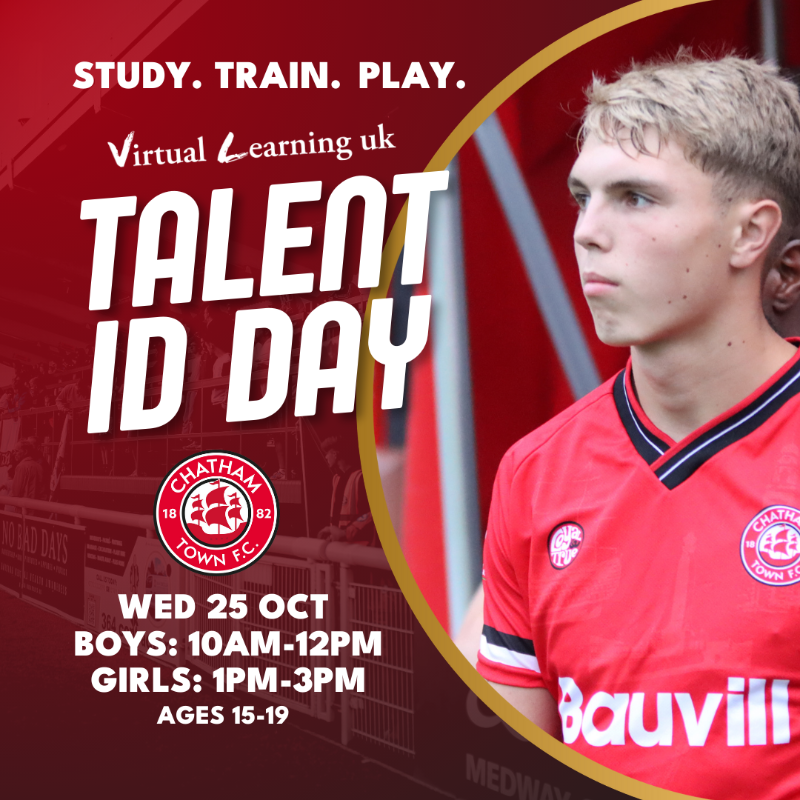 ChathamTownFC's tweet photo. Want to join our Academy? 👀

With clear pathways to the first team available, you could be next.

Sign up to our Talent ID Day on Wed 25 Oct! 👇

🔴⚪⚫ #UpTheChats
