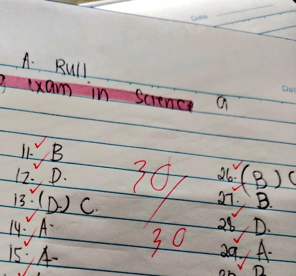 08gae's tweet photo. GUYS i got a perfect score in sci first long test ! (also in fili n got 37/40 in tle)

(っ˘³(•́ ᵕ •̀?) https://t.co/YKSqjm2P5G