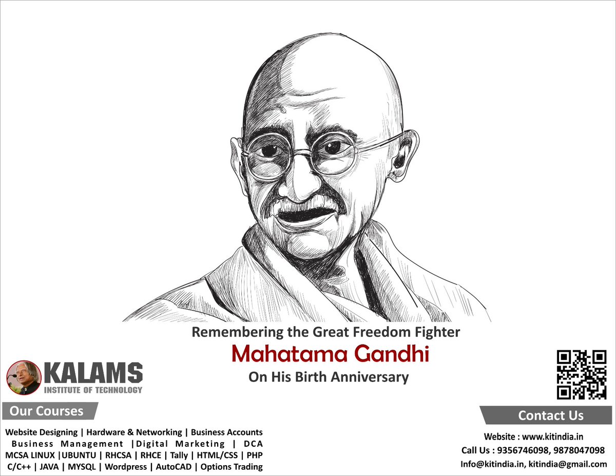 kitindia's tweet photo. Remembering Father of the Nation Mahatma Gandhi Ji on his birth anniversary.
#MahatmaGandhi https://t.co/JuVW8Afvog
