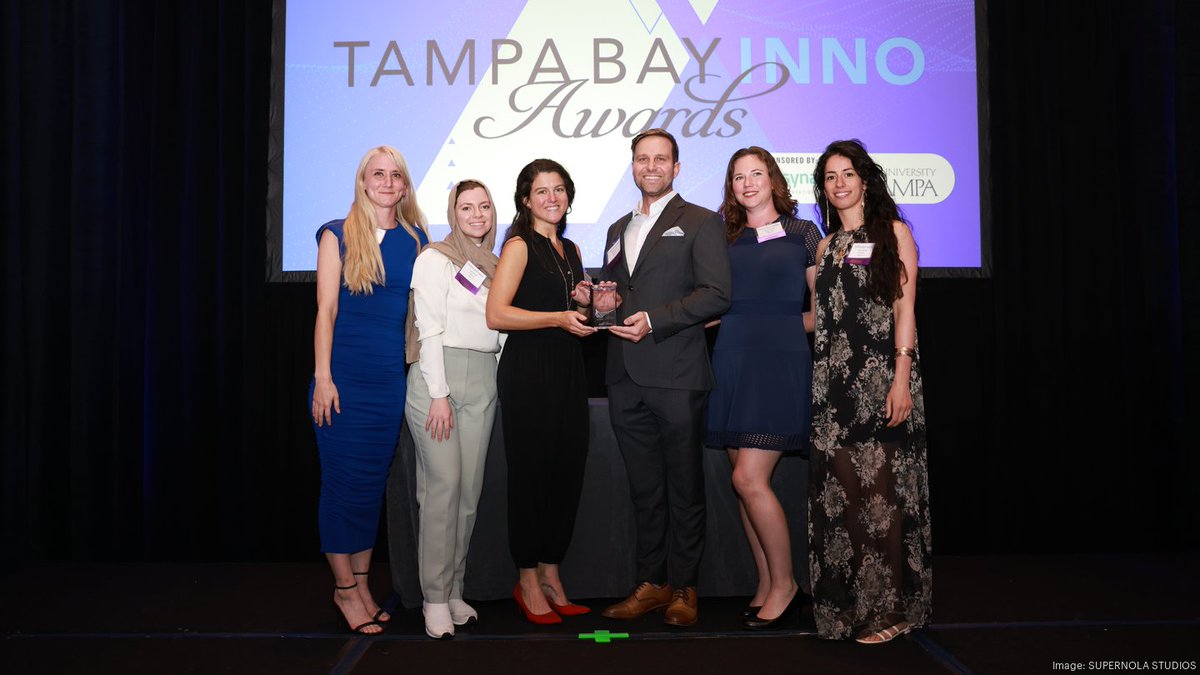 A big 'Thank You' goes out to the Tampa Bay Business Journal and the people of Tampa for naming @psilera the 2023 Health Tech Company of the Year. We are so proud of our team and all of the hard work that went into earning this award.

#TBBJ #InnoAwards #MindfulMedicine #biotech