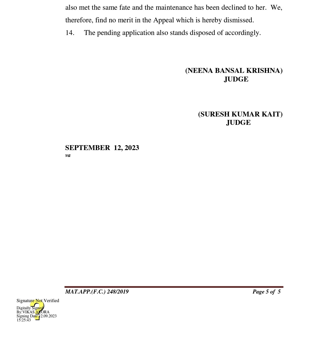 childLOVEpapa's tweet photo. IN  THE  HIGH  COURT  OF  DELHI  AT  NEW  DELHI. Reserved on: 21st August, 2023. Pronounced on: 12th September, 2023 + https://t.co/OZakxbXHgX.(F.C.) 248/2019  &amp; CM APPL.20720/2022

Delhi High Court Denies Maintenance To Working Wife. GOOD DECISION https://t.co/4LzDzPJRqQ