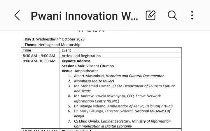 I will be joining in the ongoing #PwaniInnovationWeek on Day 3 Wednesday, God-willing, as part of the morning panel. Already seeing good things from today's opening session. Tujumuike @swahilipothub panapo majaliwa. #PIW2023