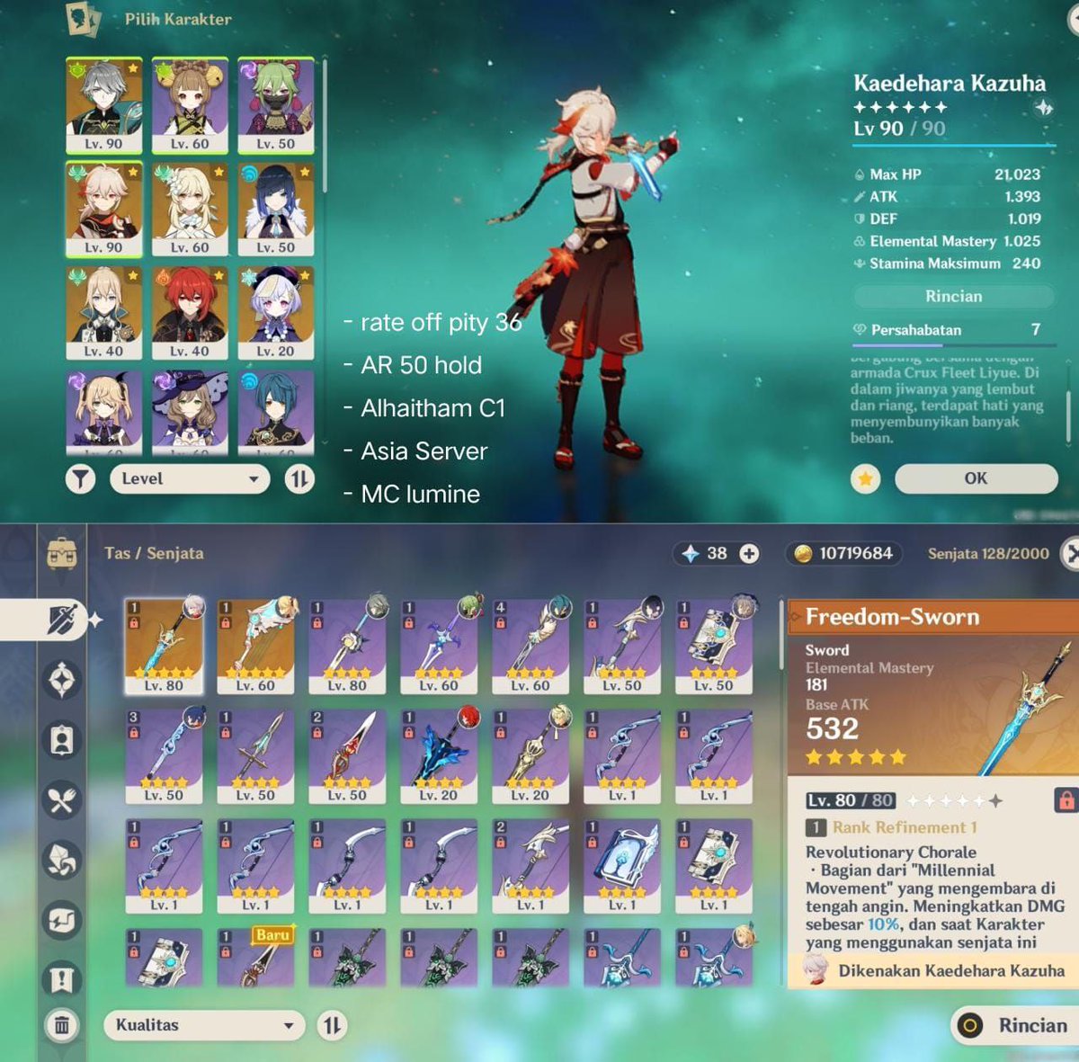 (titipan)
halo babu! sender mau giveaway acc ini. detail ada di pict yaa. Syaratnya RT dan doain rejeki sender makin lancar! end besok pagi jam 09.00. Semoga beruntung (⁠ʃ⁠ƪ⁠＾⁠3⁠＾⁠）