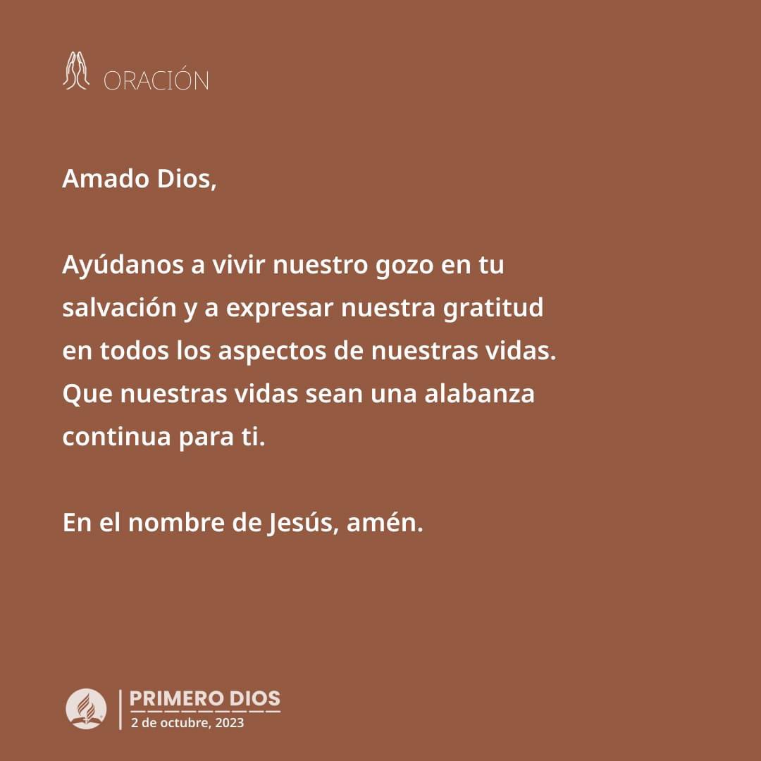 ¿Has pensado cómo puedes expresar tu alegría por la salvación de Dios en tu vida cotidiana? 🤔

Reflexiona sobre el Salmo 149 y encuentra inspiración para celebrar el amor de Dios de una manera única. 

#PrimeroDios #ReavivamientoYReforma  #DevocionalDiarioCG #RPSP