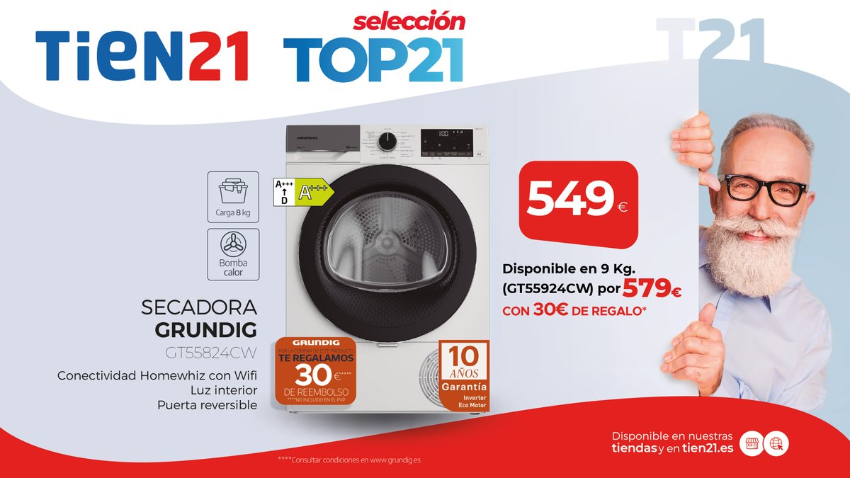 ElectroBroseta's tweet photo. ¡Grandes #ofertas y #promociones de #electrodomésticosBroseta #Tien21 en #lavadoras y #secadoras para este mes de #octubre! 😉 https://t.co/fzE0bK54ff
