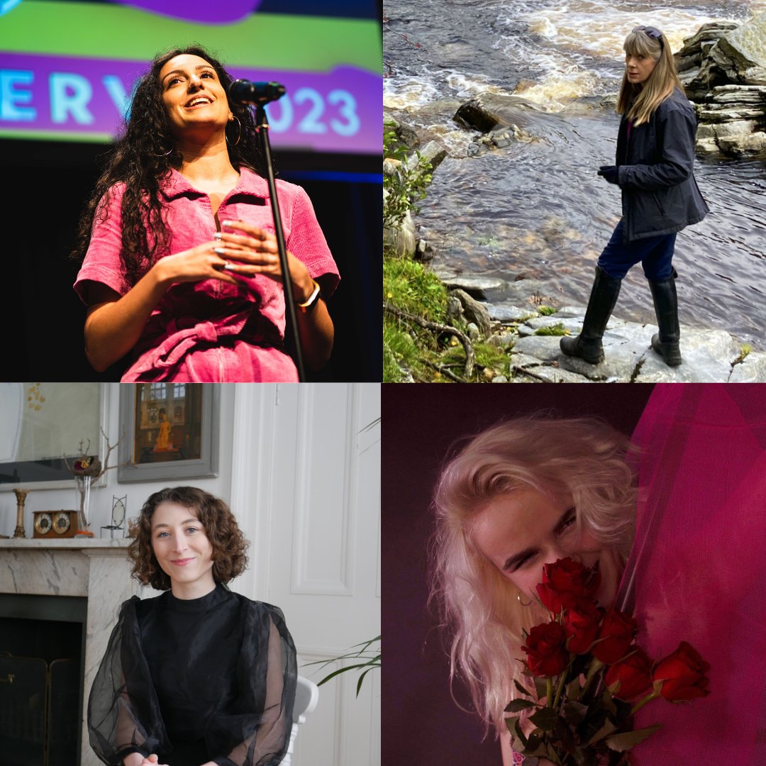 In partnership with St Mungo’s Mirrorball, we’re delighted to announce the Clydebuilt 16 poets! 

✨ Nasim Rebecca Asl 
✨ Kim Crowder 
✨ Mattea Gernentz 
✨ Cat MacLeod 

Congratulations to these four!