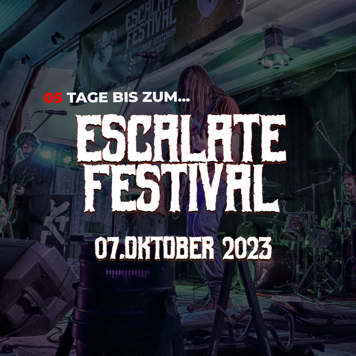 Nur noch fünf Tage, dann heißt es wieder Escalate #festival ! Auf welche Bands freut ihr euch besonders? 🎙
