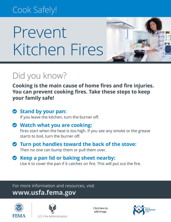 Cook Safely & Prevent Kitchen Fires! @GlenviewVillage @GlenviewILPD @GlenviewPkDist @GlenPubLib @glenview34 @district30 @NorthfieldTWPIL @IAFFLocal4186
