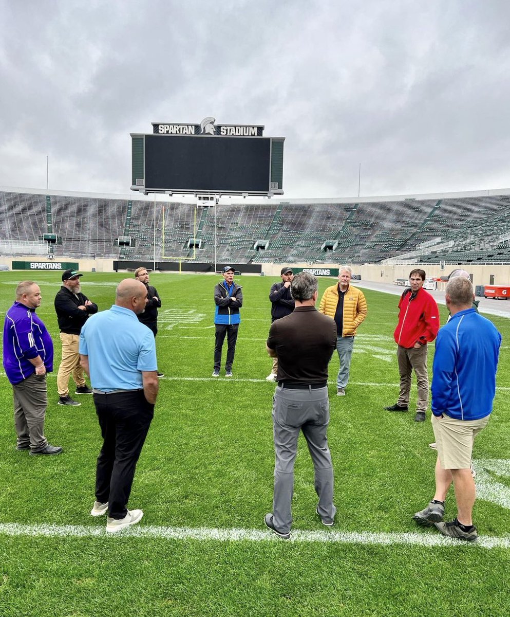 TargetSpecCan's tweet image. Great visit to Hancock Turfgrass 🌱 Research station and Spartan Stadium at MSU last week.  @SteveLoveday1 provided us an update on ongoing Turf Fuel research 🔬 #morereallyispossible