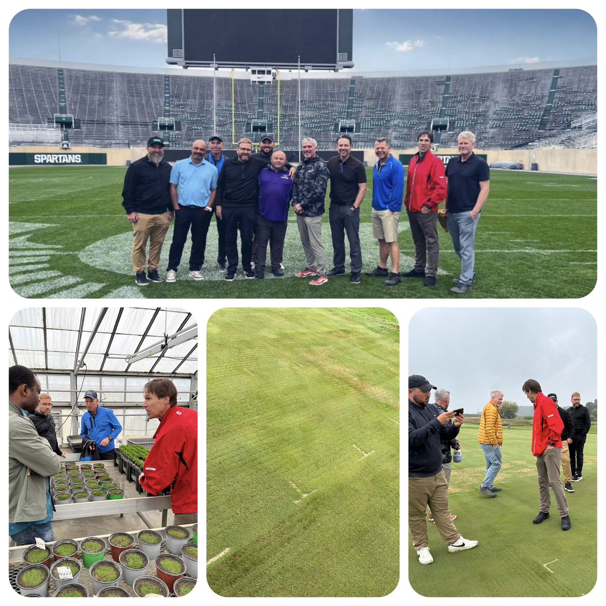 TargetSpecCan's tweet image. Great visit to Hancock Turfgrass 🌱 Research station and Spartan Stadium at MSU last week.  @SteveLoveday1 provided us an update on ongoing Turf Fuel research 🔬 #morereallyispossible