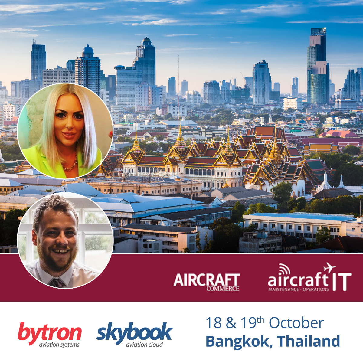Only 2 weeks until the <a href="/AircraftIT/">AircraftIT</a> <a href="/AircraftCommrce/">Aircraft Commerce</a>  Conference, in Bangkok. 

We look forward to seeing you there!
#APAC #flightoperations #airlines #aviation
#avgeeks #airlineindustry