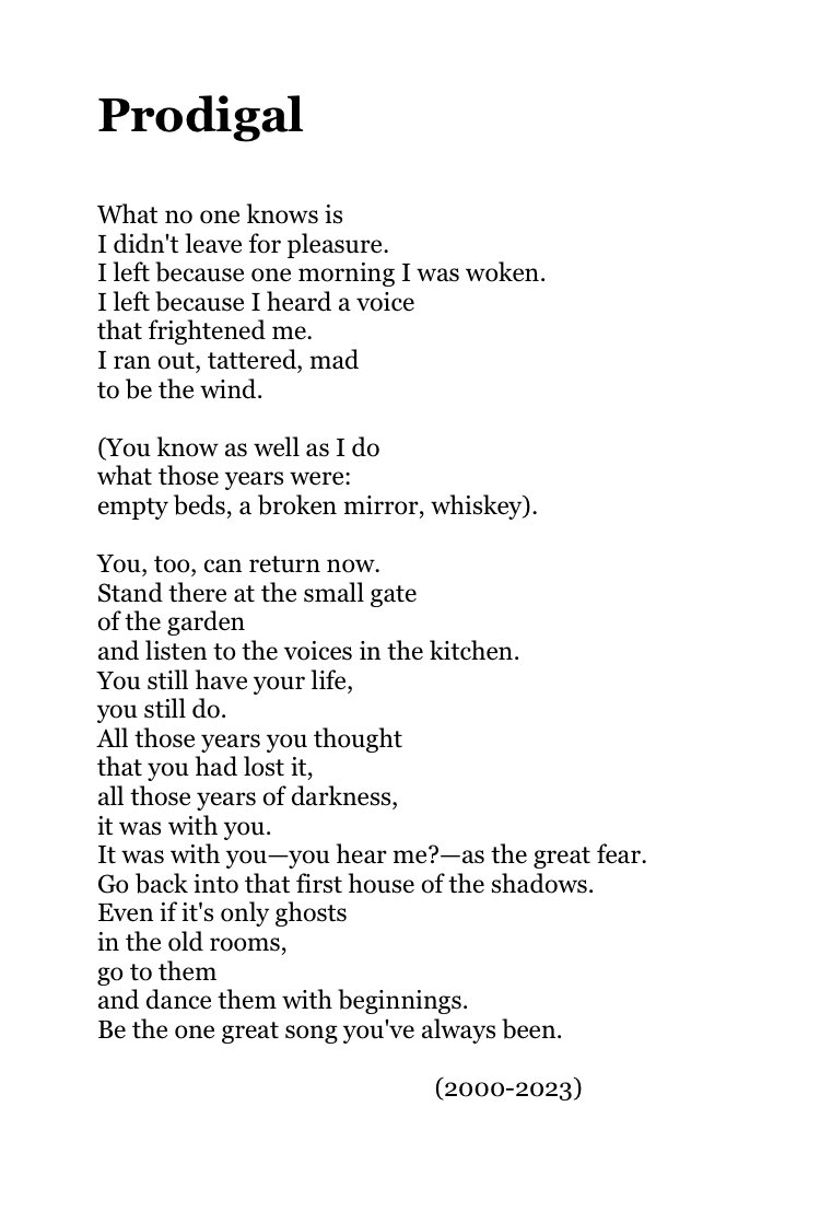 I scribbled the first 5 lines of this poem 23 years ago, when I was terrified &amp; leaving home.  This morning, I finished it.

I hope it helps others.