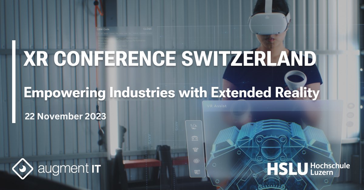 augmentit_ch's tweet image. 🥽 Why Attend the XR Conference Switzerland: Empowering Industries with Extended Reality? @hslu_IR 

🎟️ Get Your Tickets: tickettailor.com/events/augment 
Join us to explore XR’s potential and connect with experts! 

#XRConference #XRSwitzerland #XRInnovation 🌐📚🔗