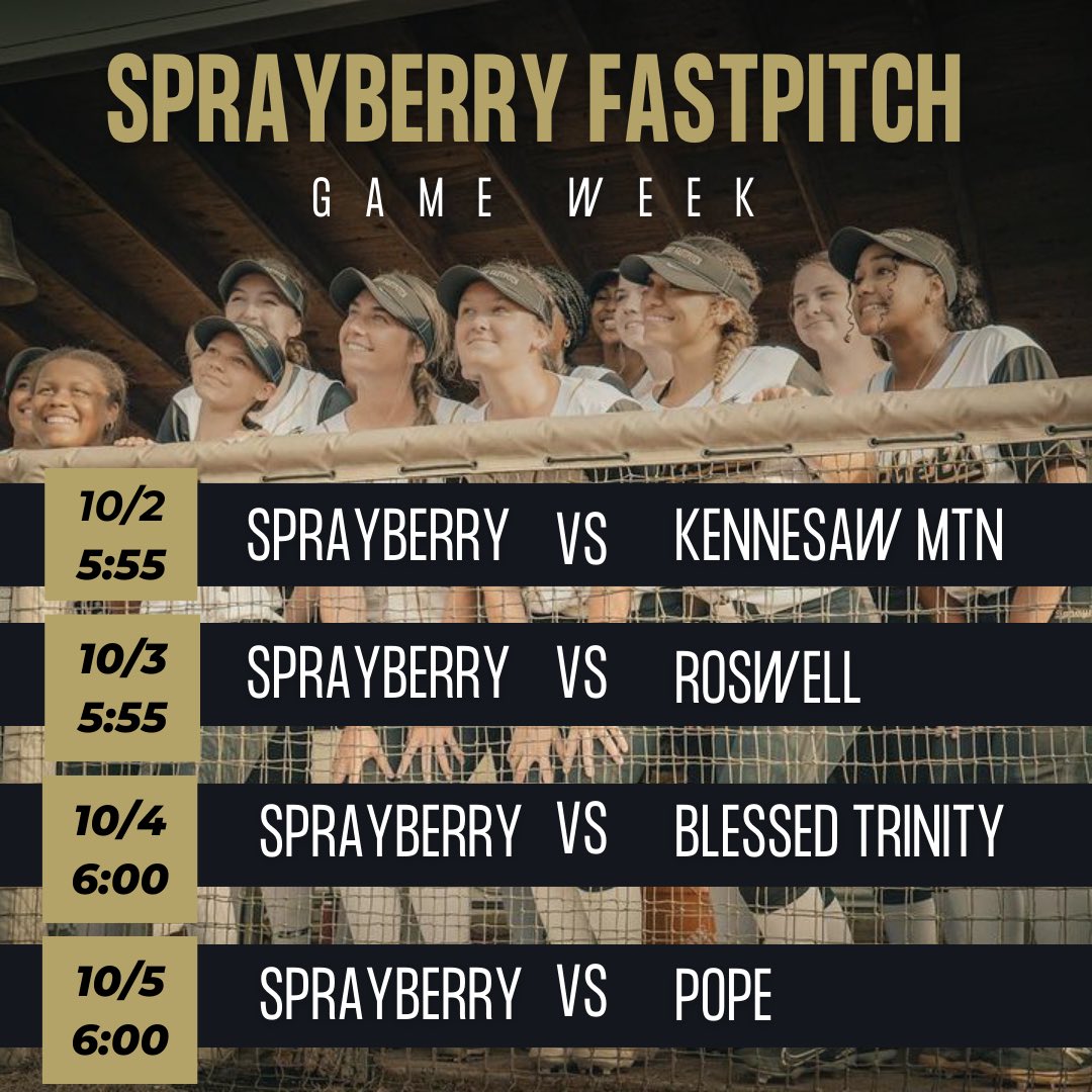 Sprayberry Fastpitch tweet media