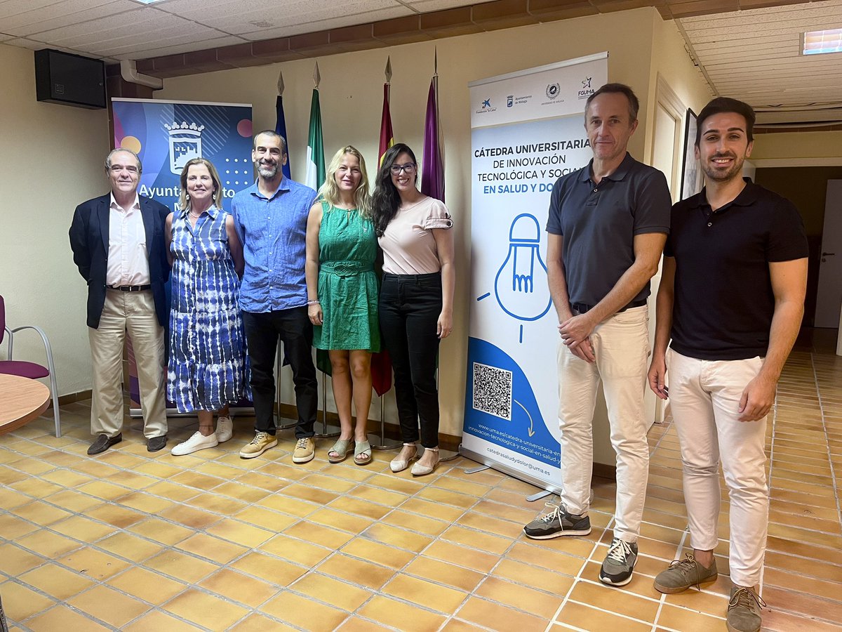 Reunión del área de Deportes del Ayuntamiento de Málaga y la Cátedra de Salud y Dolor para comenzar con actividades educativas en dolor y deporte en octubre. Muy pronto más información.