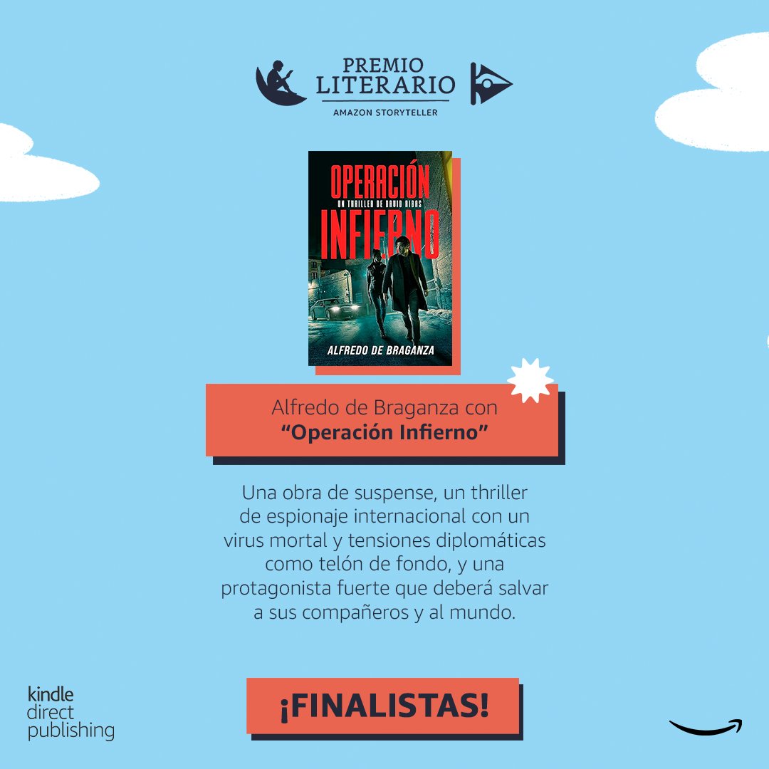 AmazonNewsES's tweet photo. Conoce en profundidad las obras de los finalistas de la décima edición del #PremioLiterarioAmazonStoryteller. ✍️📖

Enhorabuena a todos nuestros finalistas, ¡no os perdáis estas #LecturasQueInspiran! 
@pilarescritora, @braganzabooks , Carmen Arteaga, Lia Sayoni y Victoria F. 🤩👏 https://t.co/MPmX5DHT1t