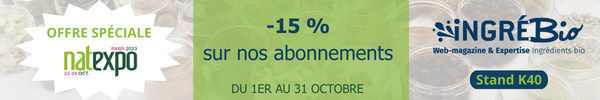 🌿🎉  Pour fêter leurs 10 ans d'Expertise Bio, l'équipe d'Ingrébio vous accueillera sur Natexpo avec une offre spéciale : 15% sur tous les abonnements à Ingrebio.fr du 1er au 31 octobre et un abonnement à gagner par jour sur le salon !

#Ingrébio10Ans #Natexpo2023