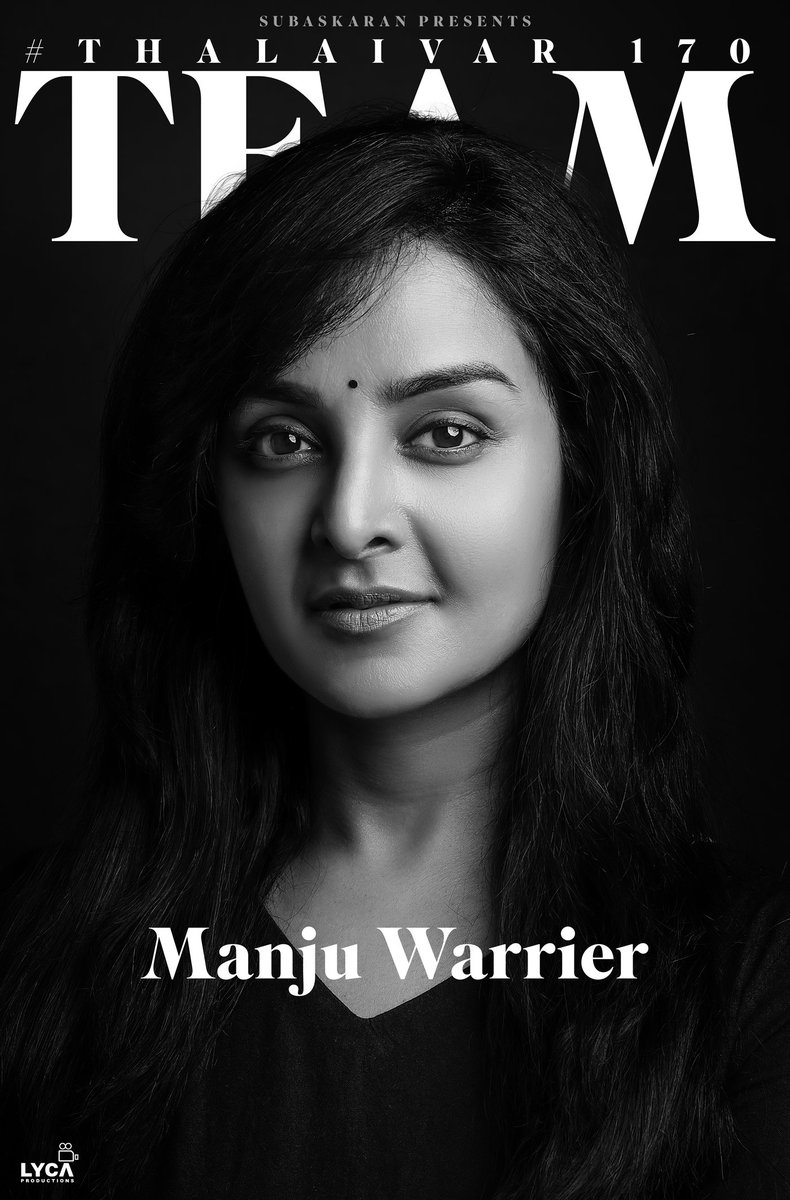 FilmyFlex's tweet photo. #Filmyflex :- #Thalaivar170 - @ManjuWarrier4 On board..🔥 Interesting Addition..👌

Superstar #Rajinikanth | #TJGnanavel | #AnirudhRavichander |#LycaProductions
#ThalaivarFeast 🤩 https://t.co/eMudaYkwIw