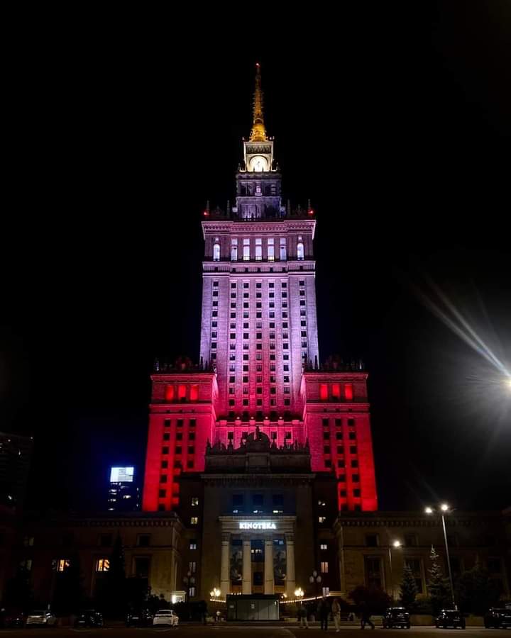Tak Warszawa żegna uczestników Marszu :)