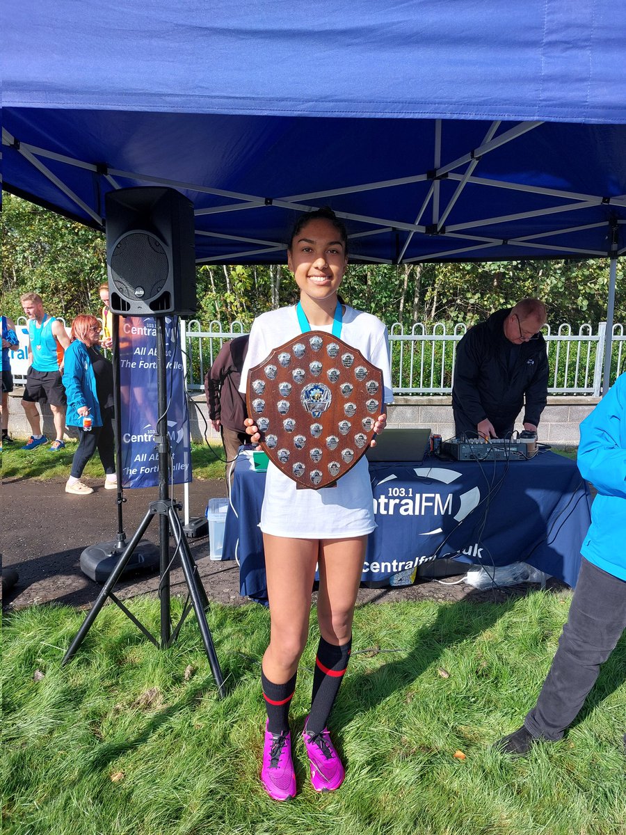 Well done to Piper, who finished as the second female at the Strathcarron 10k yesterday! She also managed to win the schools shield with an amazing time of 44:41! 🏃🏃‍♀️ <a href="/HwbSt/">StMungosHWB</a> <a href="/StMungosFalkirk/">St Mungo's HS</a> <a href="/MissKingPE13/">Miss King</a>