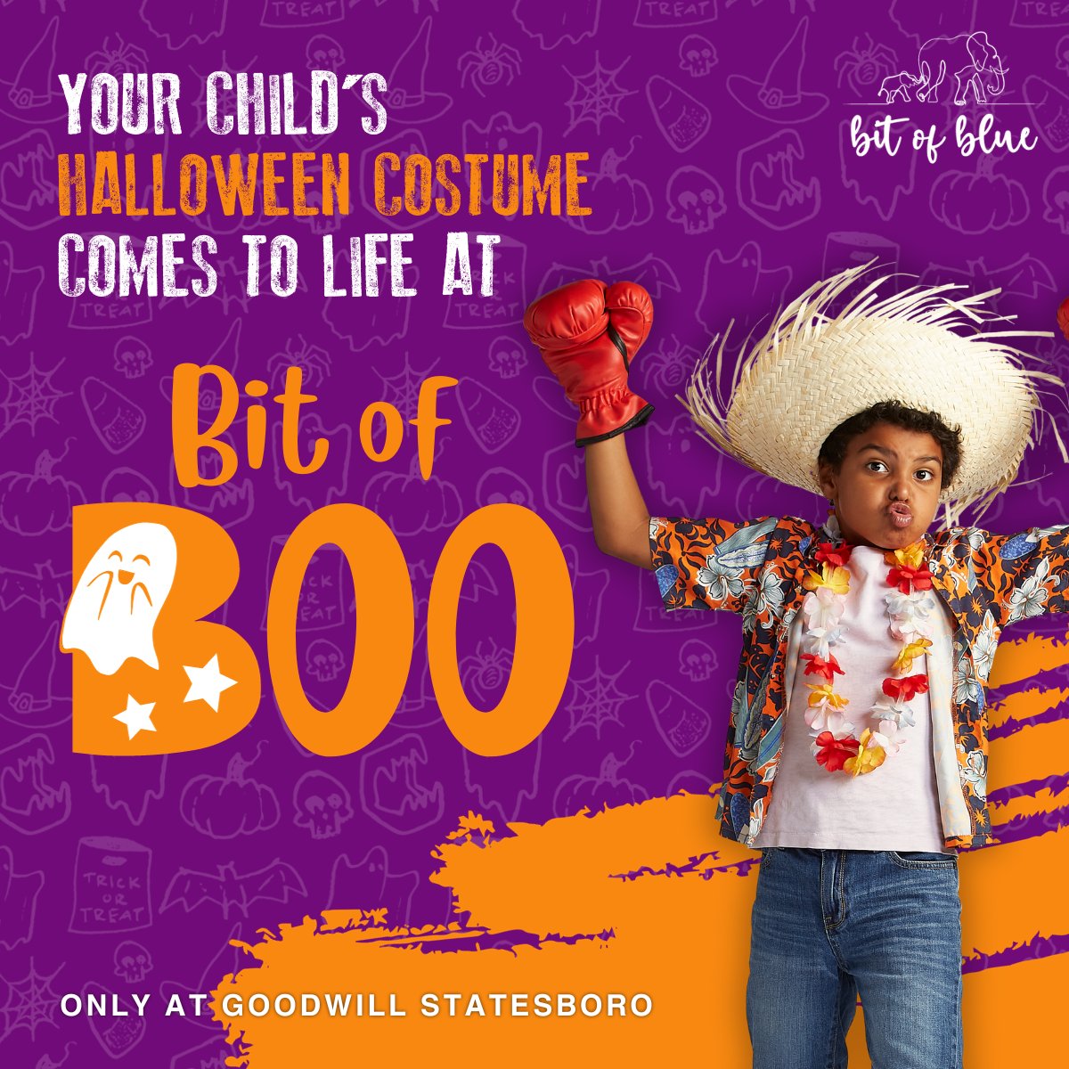 Make your child's Halloween costume come to life! Visit our Bit of "Boo" Children's Boutique in Statesboro for all things Halloween for your little one! 

#bitofblue #bitofboo #childrensboutique #goodwillsega #halloween