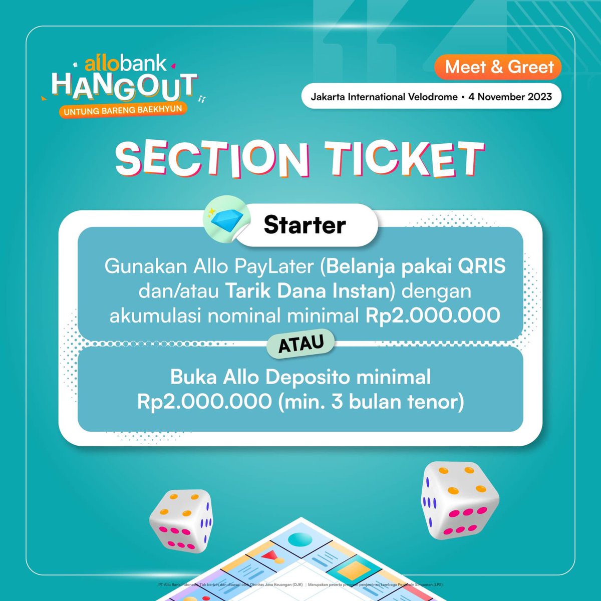 baegdough's tweet photo. TIKET ALLOBANK x BAEKHYUN GRATIS tapi…

Starter : min depo 2jt or paylater 2jt
Advanced : min depo 5jt or paylater 5jt
Premium : min depo 10jt or paylater 10jt

selamat berpikir, guys☺️☺️☺️☺️☺️☺️ https://t.co/xfpQgtPI2q