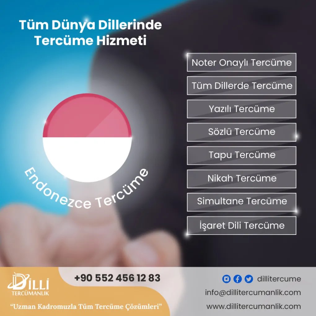 DilliTercume's tweet photo. Endonezya’nın resmi dili olan Endonezce; yaklaşık 200 milyon kişi tarafından konuşulmaktadır. Dünyanın en kalabalık nüfusuna sahip ülkelerinden biri olan Endonezya’ da; pek çok yerel şivenin konuşulmasının yanı sıra yönetim, eğitim ve basın dili olarak Endonezce kullanılır.
++ https://t.co/lIVXi2ta0U