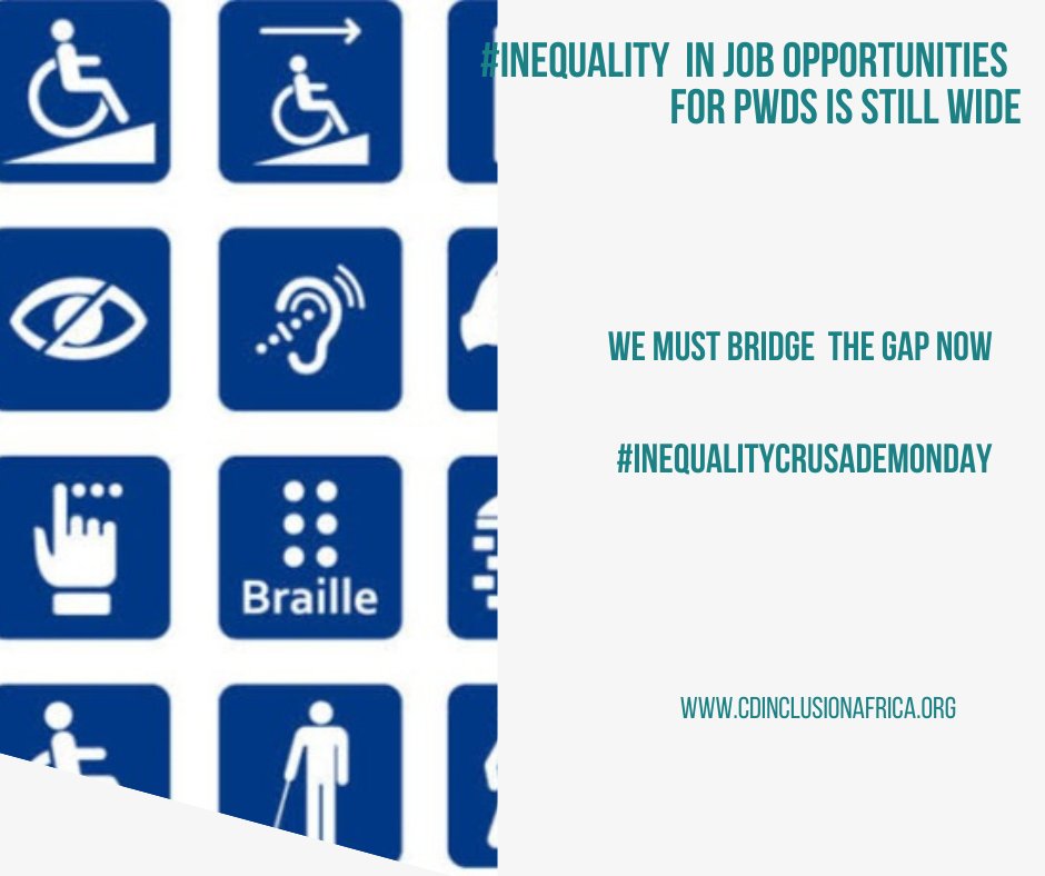 We must step up conversation in bridging  the gap around PWDs and #Employmentopportunities  @NcpwdOfficial @ilo  @SuzzyUnique  @UNGeneva @gracejjerry  @Greisyola